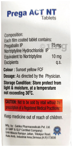 Prega Act NT Tablet image Prega Act NT Tablet image