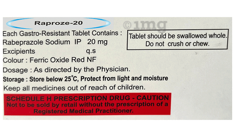 Raproze 20 Tablet image