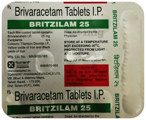 Britzilam 25 Tablet image