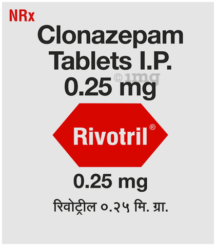 Rivotril 0.25mg Tablet image Rivotril 0.25mg Tablet image