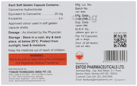 Tinnitod 20mg Capsule image