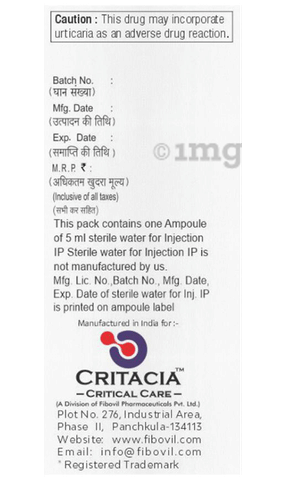 Critpime 250mg Injection image