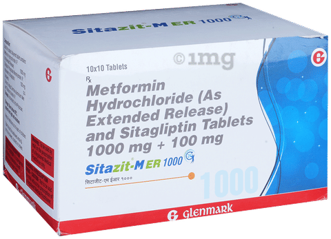 Sitazit-M ER 1000 Tablet image Sitazit-M ER 1000 Tablet image