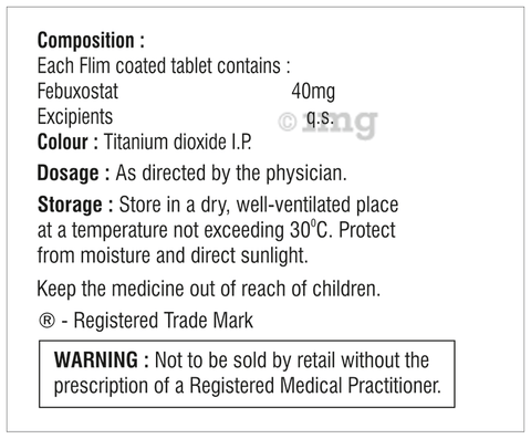 Parustat 40 Tablet image