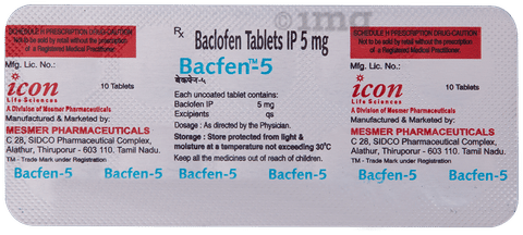 Bacfen 5 Tablet image