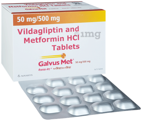 Galvus Met 50mg/500mg Tablet