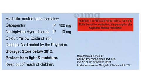 Gabazoit-NT 100 Tablet image Gabazoit-NT 100 Tablet image