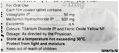 Vysov-M 500mg/50mg Tablet image Vysov-M 500mg/50mg Tablet image