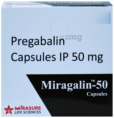 Miragalin 50mg Capsule image