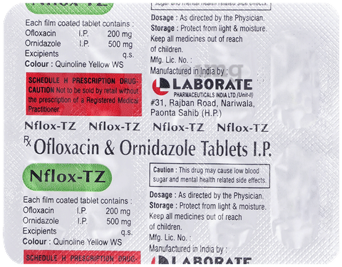 Nflox-TZ Tablet image