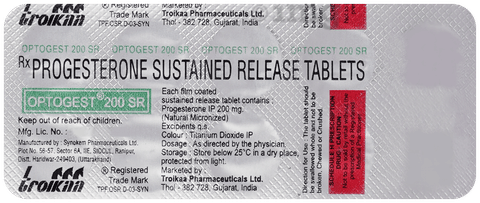 Optogest 200 SR Tablet image Optogest 200 SR Tablet image