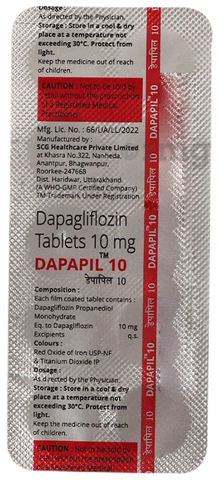 Dapapil 10 Tablet