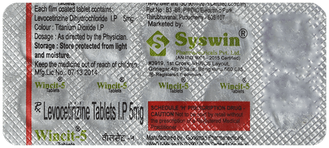 Wincit 5mg Tablet image Wincit 5mg Tablet image