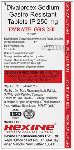 Dvrate-GRS 250 Tablet image