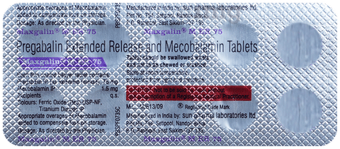 Maxgalin M ER 75 Tablet image Maxgalin M ER 75 Tablet image