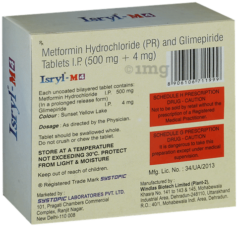 Isryl-M 4 Tablet PR image