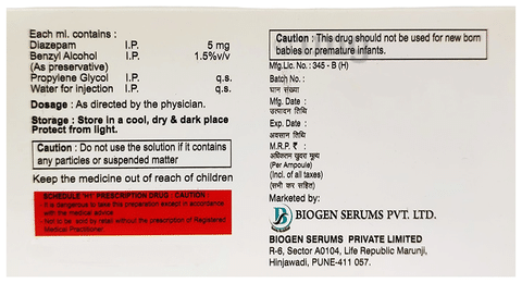 Diazepain Injection