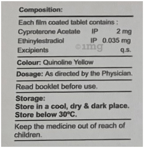Zenacyl 35 Tablet 3 Zenacyl 35 Tablet 3