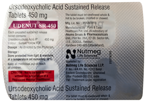 Udenut SR 450 Tablet image Udenut SR 450 Tablet image