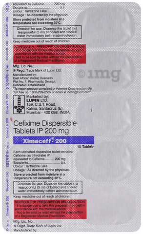 Ximeceff 200 Tablet DT image