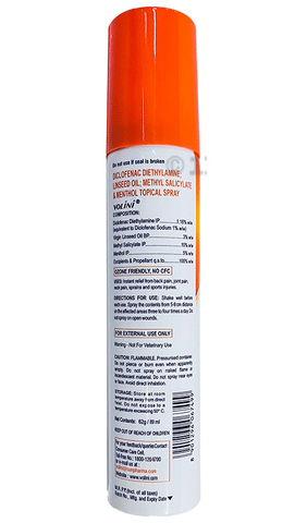 Volini Spray for Sprain, Muscle and Joint Pain Relief | Quick Action | Long-Lasting Relief | Bone, Joint & Muscle Care image