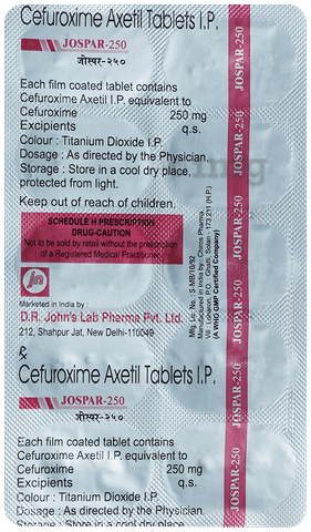 Jospar 250 Tablet image