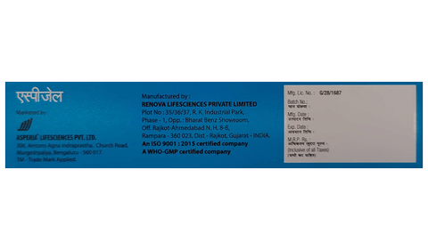 Buy Aspegel Sterile Lubricant Eye Gel Online: View Uses, Side Effects,  Price, Substitutes