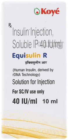 Equisulin R 40IU Injection image