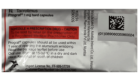 Prograf 1mg Hard Capsule image
