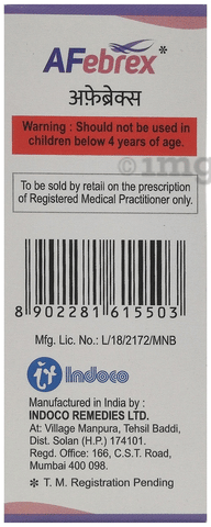 Afebrex Syrup image
