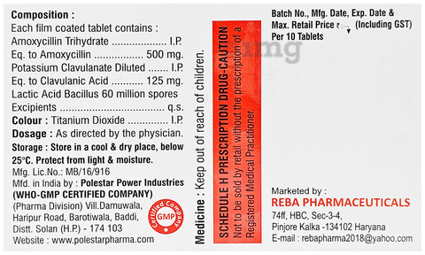 Rebclav-LB Tablet image Rebclav-LB Tablet image