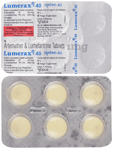 Lumerax 40mg/240mg Tablet