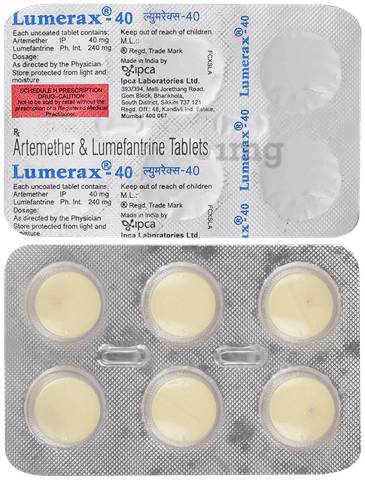 Lumerax 40mg/240mg Tablet image Lumerax 40mg/240mg Tablet image