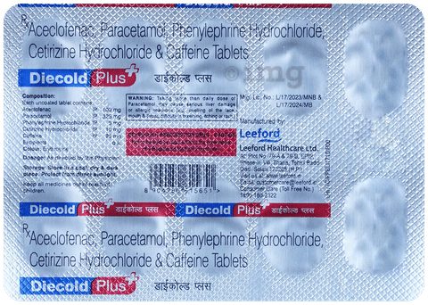 Diecold Plus Tablet image Diecold Plus Tablet image