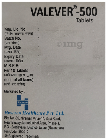 Valever 500 Tablet CR image Valever 500 Tablet CR image