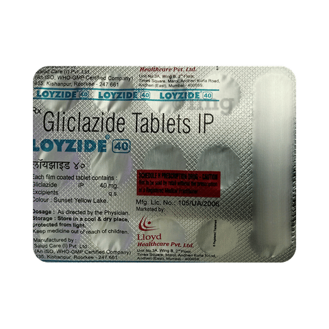 loyzide 40mg tablet