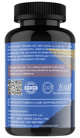 Vitaminhaat Yohimbine HCL Xtend-Basic 2.5mg Capsule 2