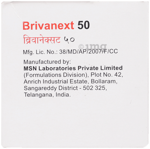 Brivanext 50mg Tablet image