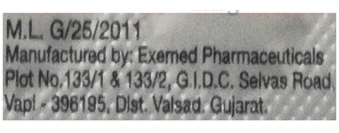 Empacip S 25mg/100mg Tablet image