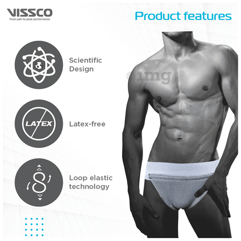 Vissco Core 0516 Scrotal Support Beige Large: Buy box of 1.0 Unit at best  price in India