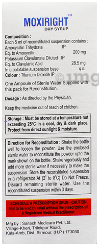 Moxiright Dry syrup image Moxiright Dry syrup image