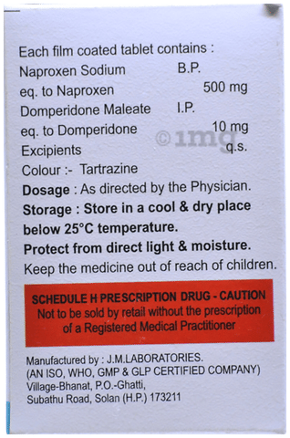 Naphex-D 500 Tablet image Naphex-D 500 Tablet image