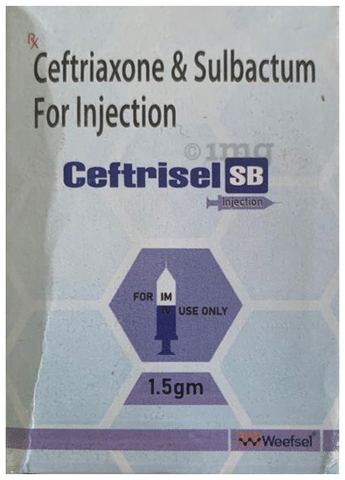 Ceftrisel SB 1.5gm Injection image