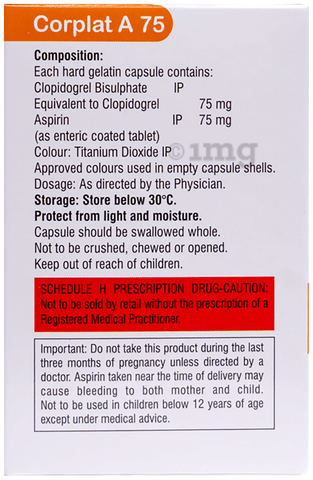 Corplat A 75 Capsule image Corplat A 75 Capsule image