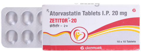 Zetitor 20mg Tablet image