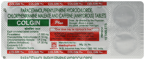 Colgin Plus Tablet