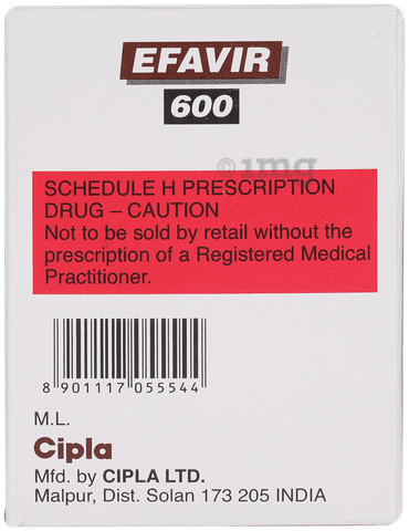 Efavir 600 Tablet image