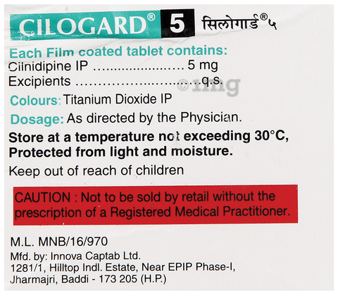 CILOgard 5 Tablet image