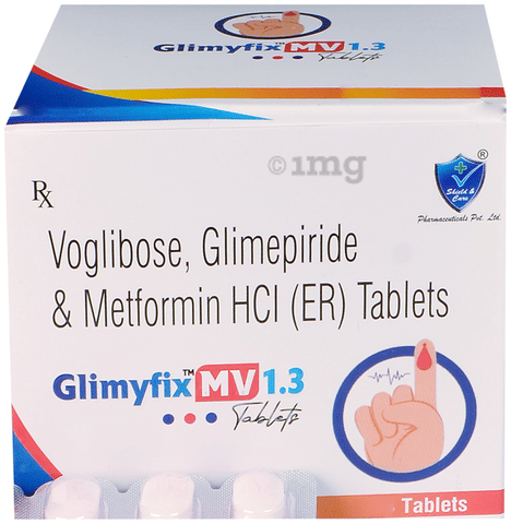 Glimyfix MV 1.3 Tablet ER image