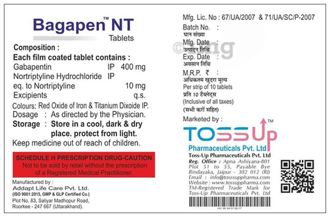 Bagapen-NT Tablet image